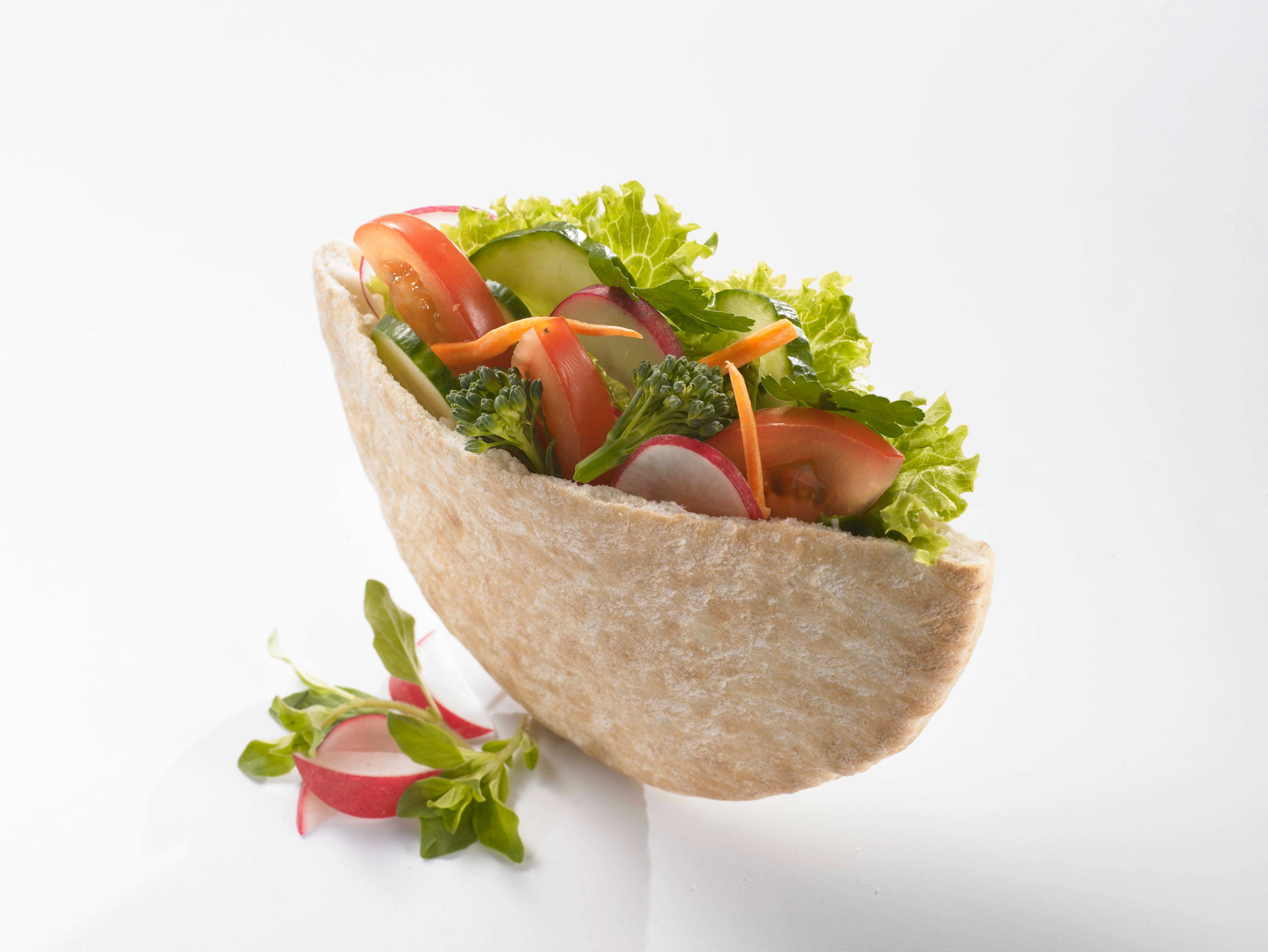 Pita Flat Bread White Authentic Pocket Pita, 6 inch -- 120 per case