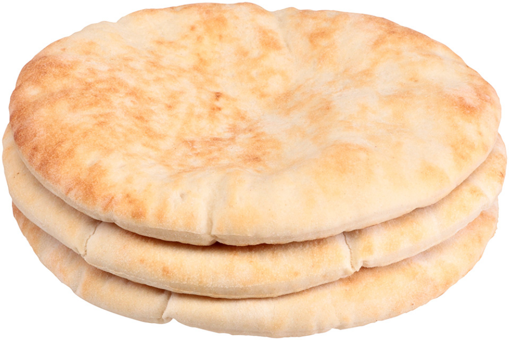 PITA Pita Flat Bread White Authentic Pocket Pita, 6 inch -- 120 per case