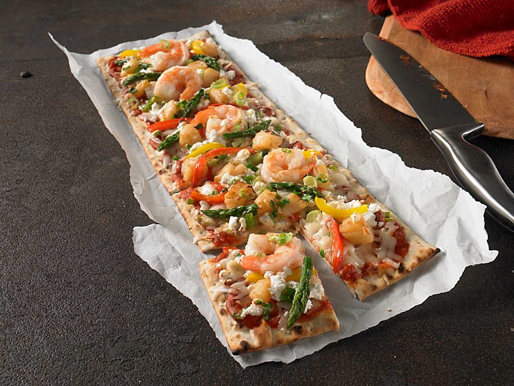 Kronos White Rectangle Thin Flatbread, 5 X 17 Inch -- 48 Per Case