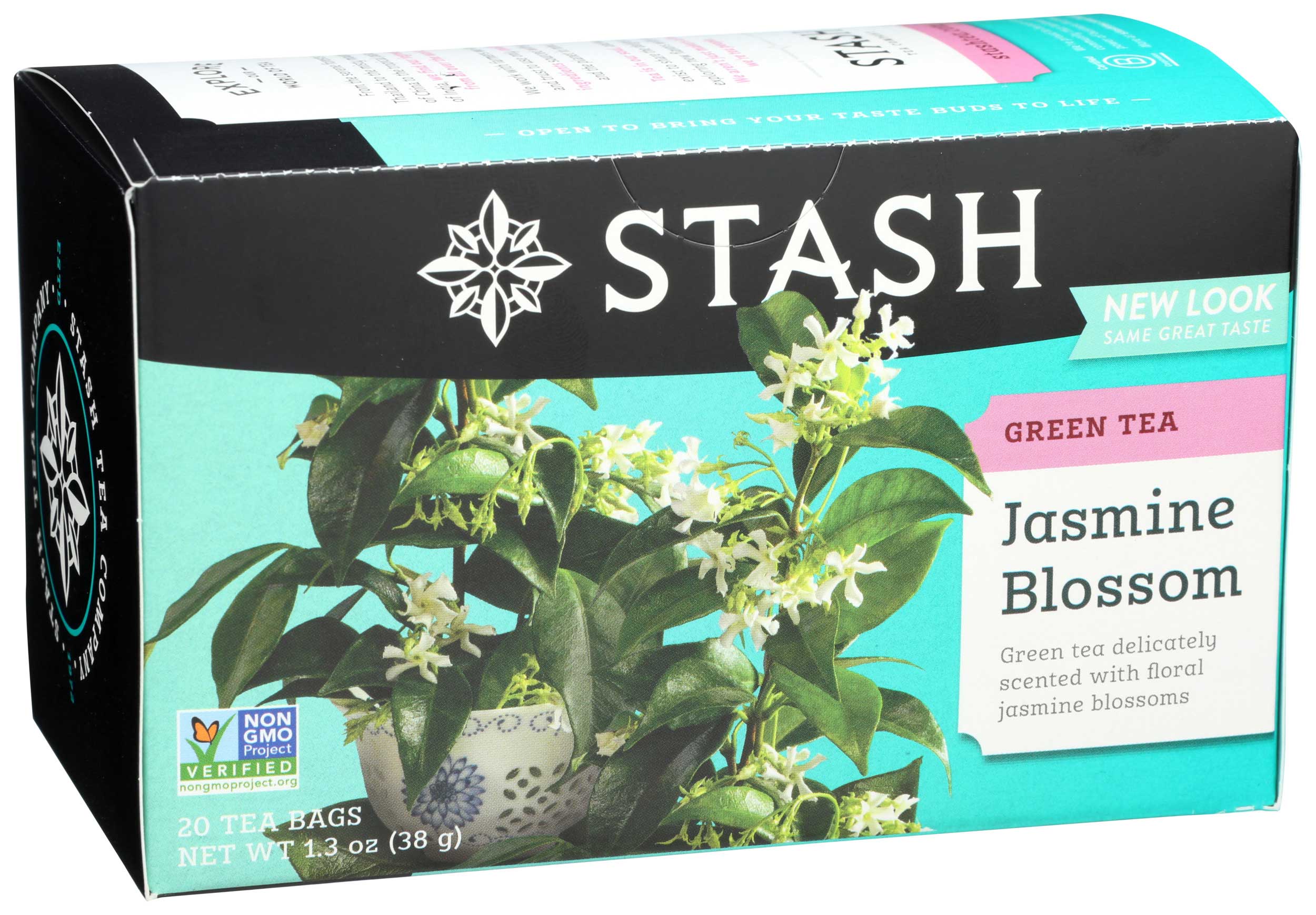 Stash Jasmine Blossom Green Tea, 20 Tea Bags Count -- 6 Per Case