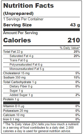 Made For You Blue Cheese Dressing, 1.5 Fluid Ounce -- 48 Per Case