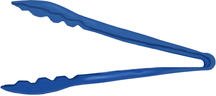 Carlisle Blue Utility Tong, 9 Inch -- 12 Per Case