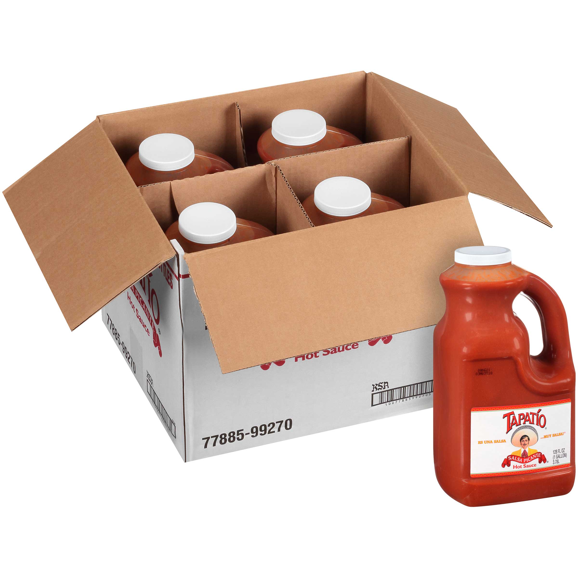 Tapatio Condiment Hot Sauce, 1 Gallon -- 4 Per Case