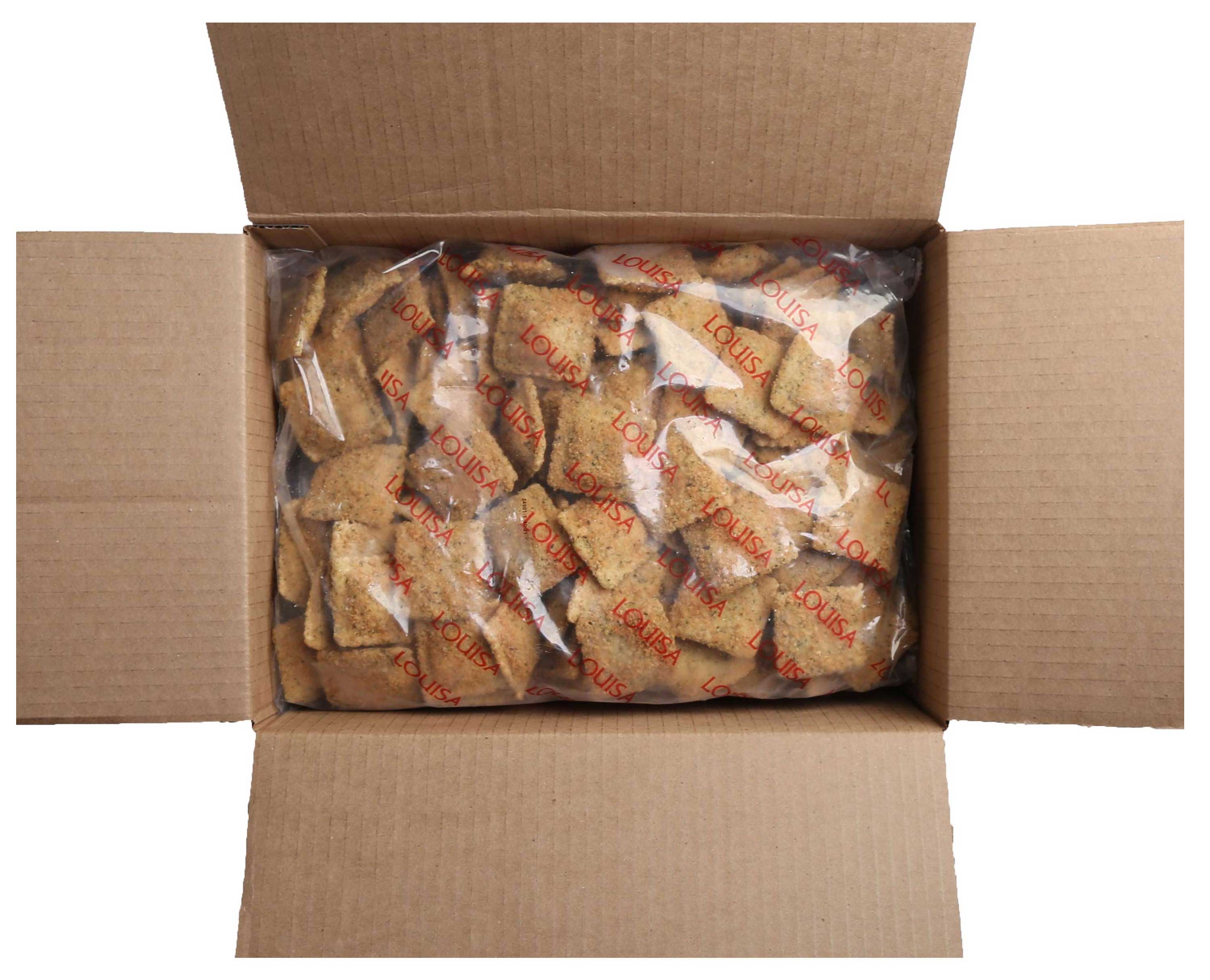 Louisa Toasted Buffalo Style Chicken Ravioli, 5 Pound -- 2 Per Case