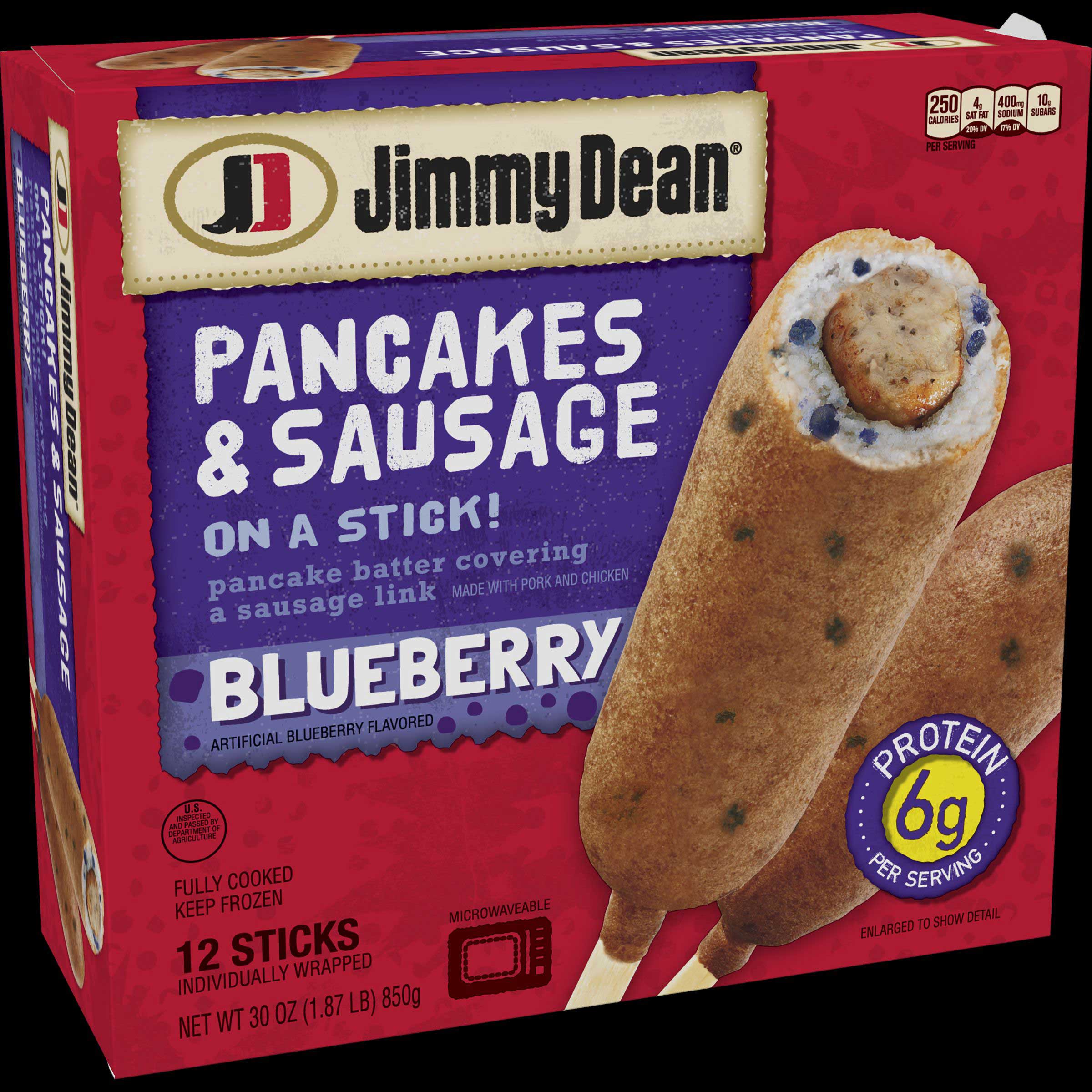 Jimmy Dean Blueberry Pancakes and Sausage Case FoodServiceDirect