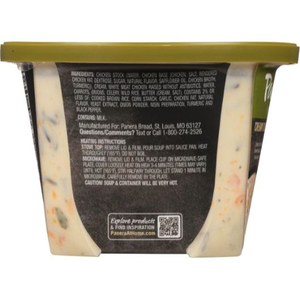 Panera Bread Creamy Chicken And Wild Rice Soup, 16 Ounce -- 6 Per Case