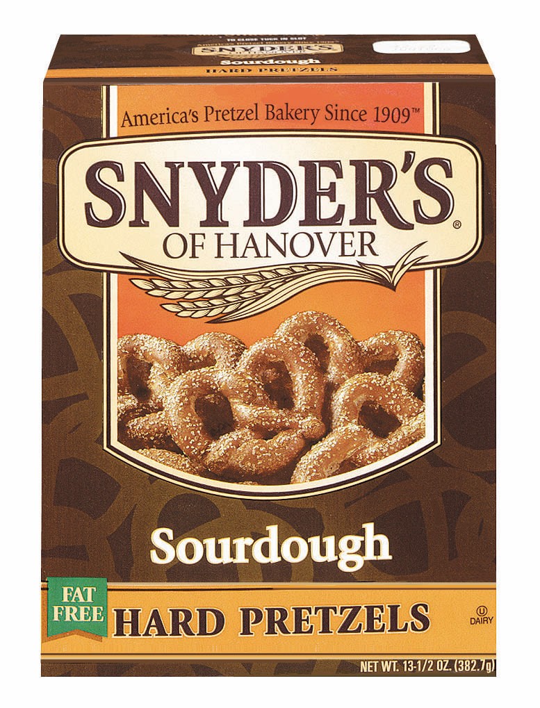 Snyder's Of Hanover Sourdough Hard Pretzel, 13.5 Ounce Box -- 12 Per Case