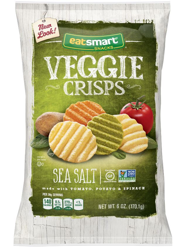 Eatsmart Snacks Garden Veggie Crisps, 6 Ounce -- 12 Per Case