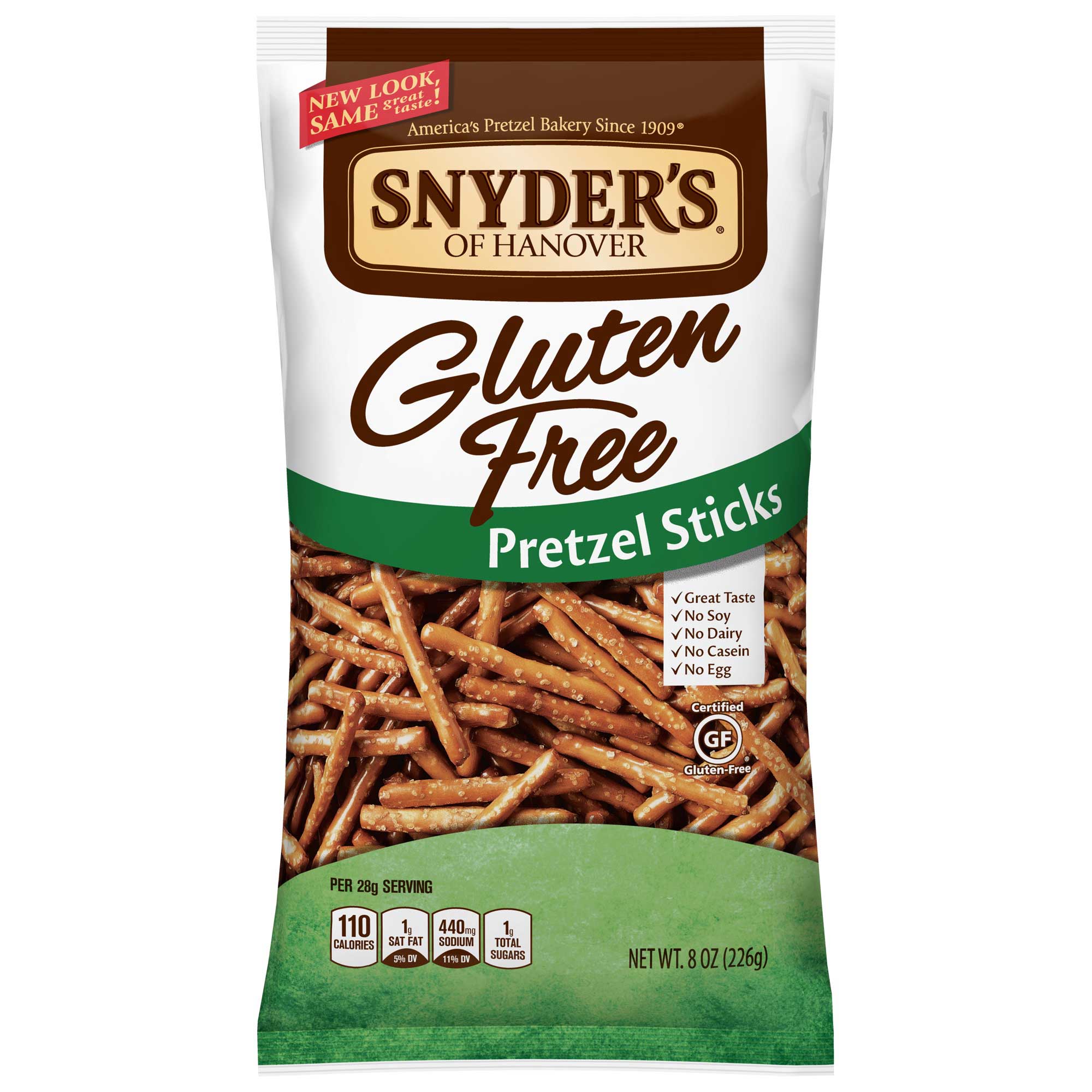 Snyder's Of Hanover Gluten Free Pretzel Sticks, 8 Ounce -- 12 Per Case