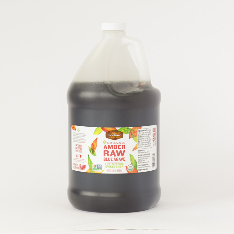 Madhava Amber Raw Agave Honey, 176 Ounce -- 4 Per Case