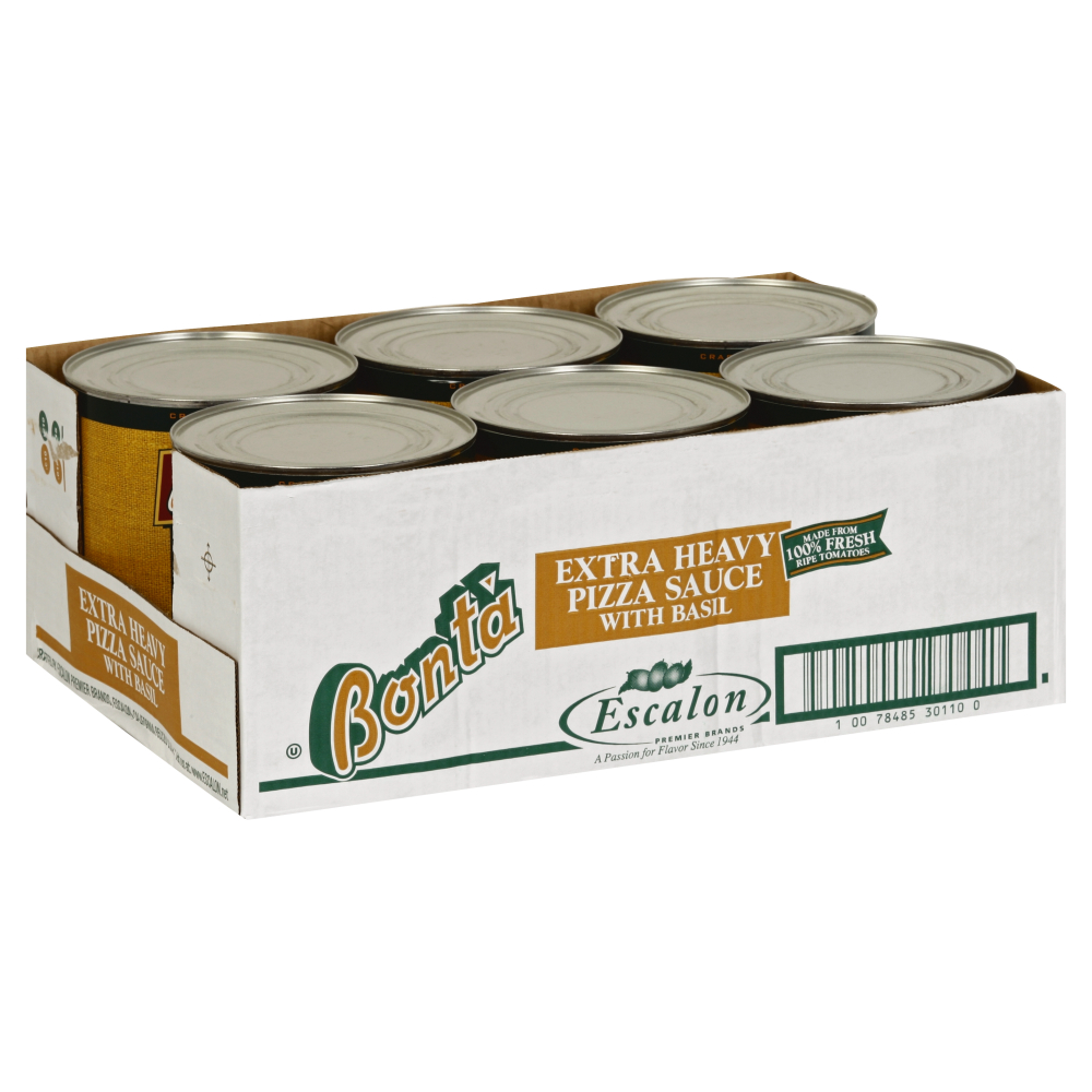 Bonta Fancy Pizza Sauce/basil, 107 Ounce -- 6 Per Case