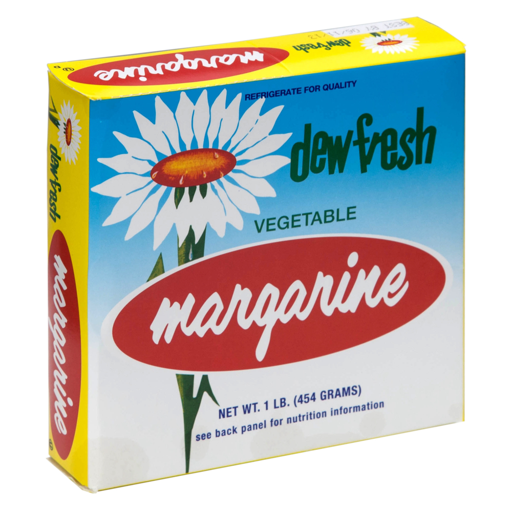 Dew Fresh 80 Percent Vegetable Oil Margarine Quarters -- 30 Per Case