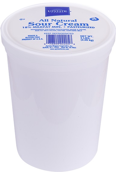 Upstate Farms Coop Regular Sour Cream, 5 Pound -- 4 Per Case