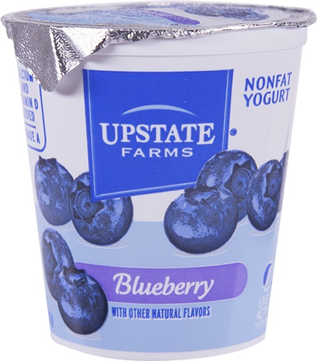 Upstate Farms Nonfat Blueberry Yogurt, 8 Ounce -- 12 Per Case
