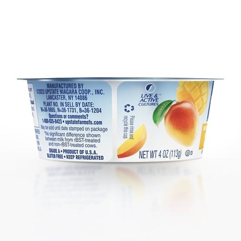 Upstate Farms Nonfat Mango Yogurt, 4 Ounce -- 48 Per Case
