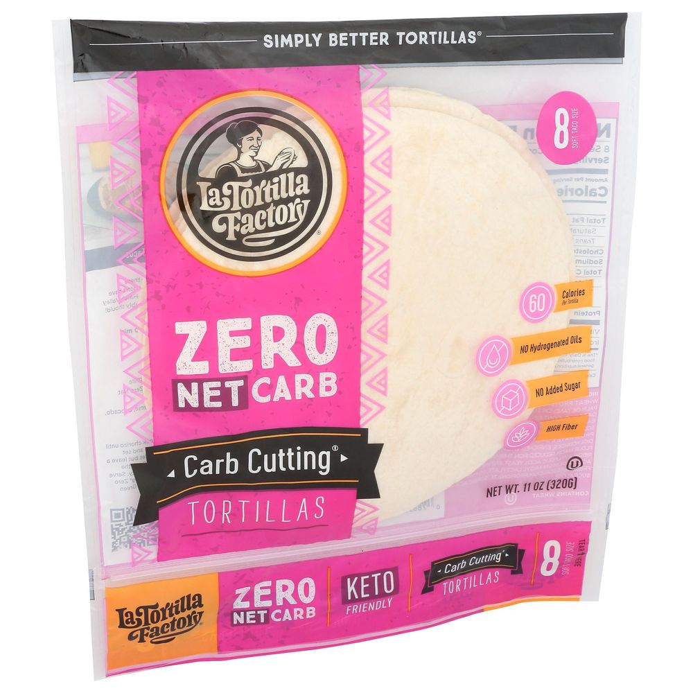 La Tortilla Factory Zero Net Carb Crab Cutting Tortilla, 11 Ounce -- 10 Per Case