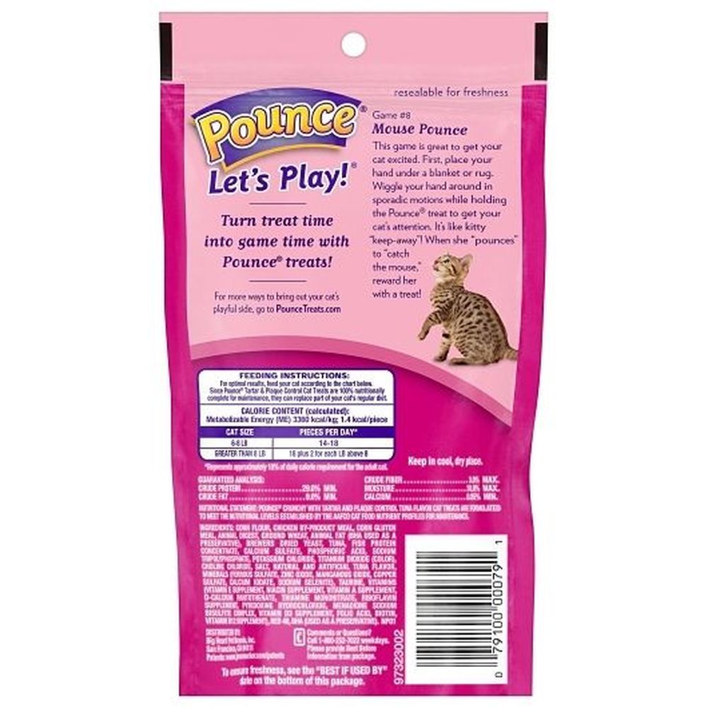 Pounce Tuna Flavor Crunchy Cat Treat, 2.1 Ounce -- 12 Per Case