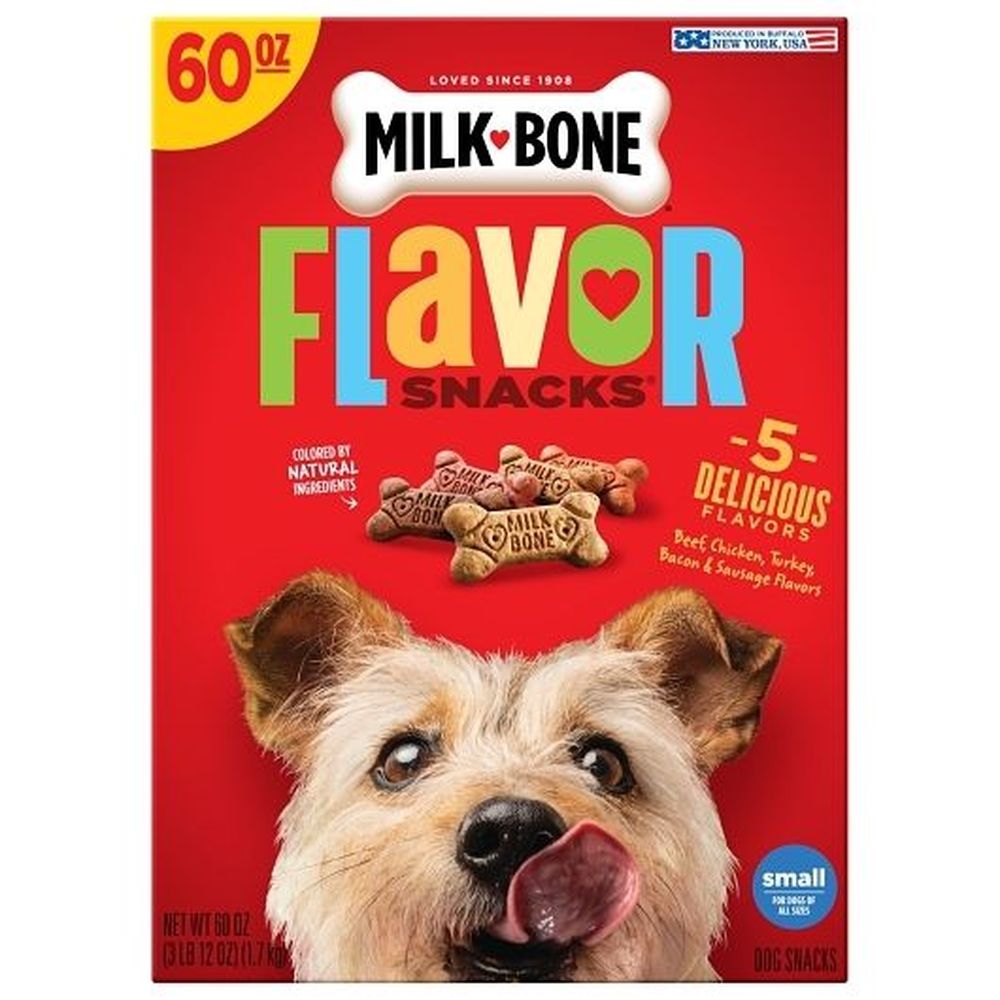 Milk Bone Flavor Snacks For Dog, 60 Ounce -- 6 Per Case