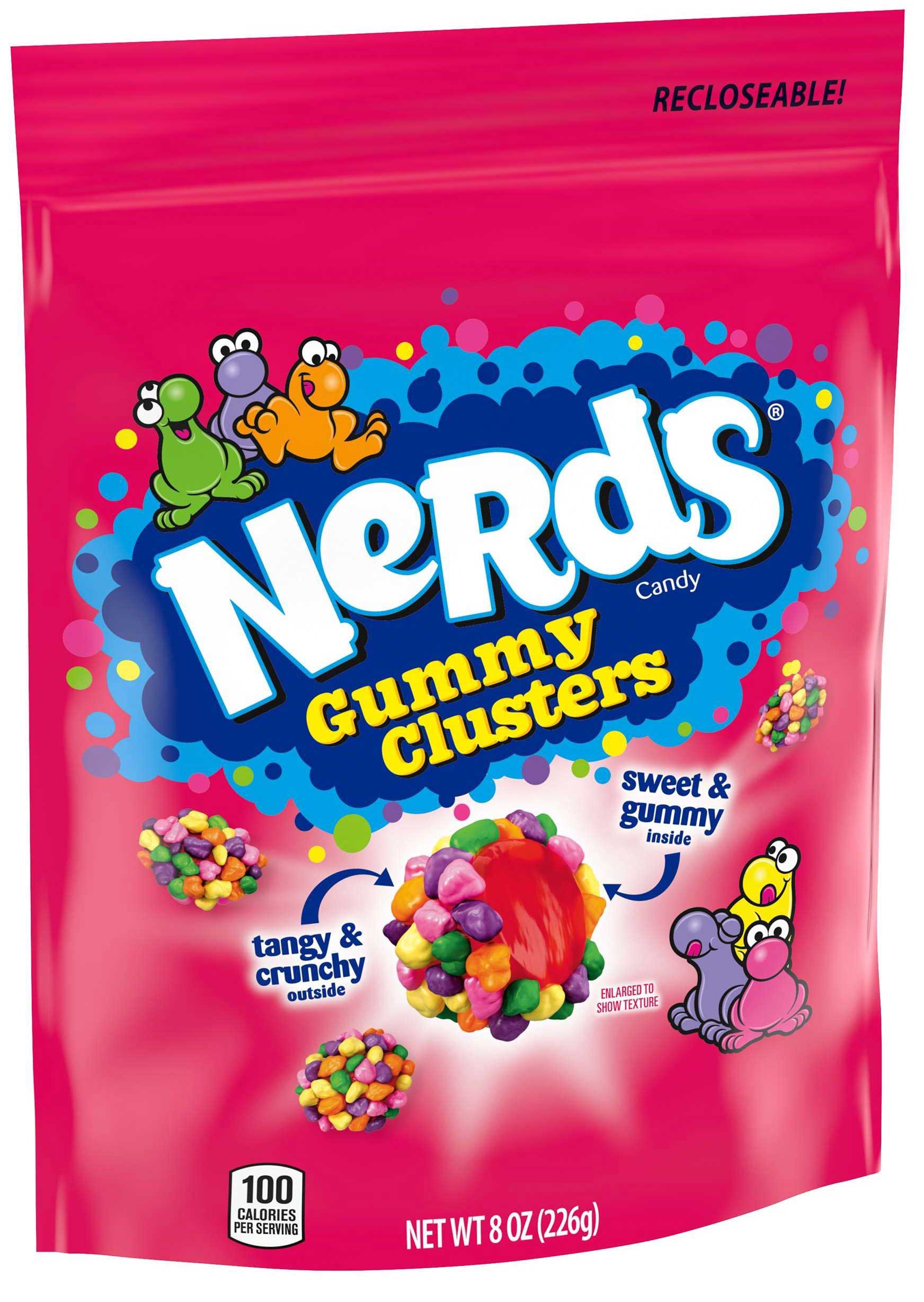 Nerds Doy Gummy Clusters Candy, 8 Ounce -- 6 per case