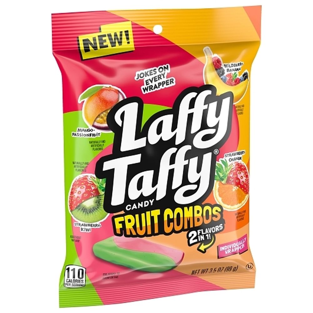 Laffy Taffy Fruit Combos Candy, 3.5 Ounce -- 12 Per Case