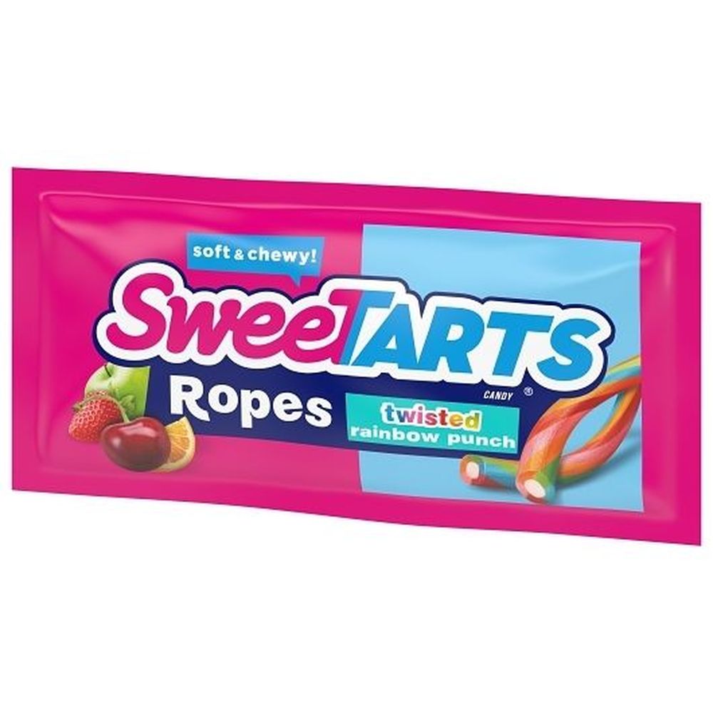 Ruby Ropes Sweets Sweetarts Treat Sized Ropes Candy, 15 Ounce -- 4 per case