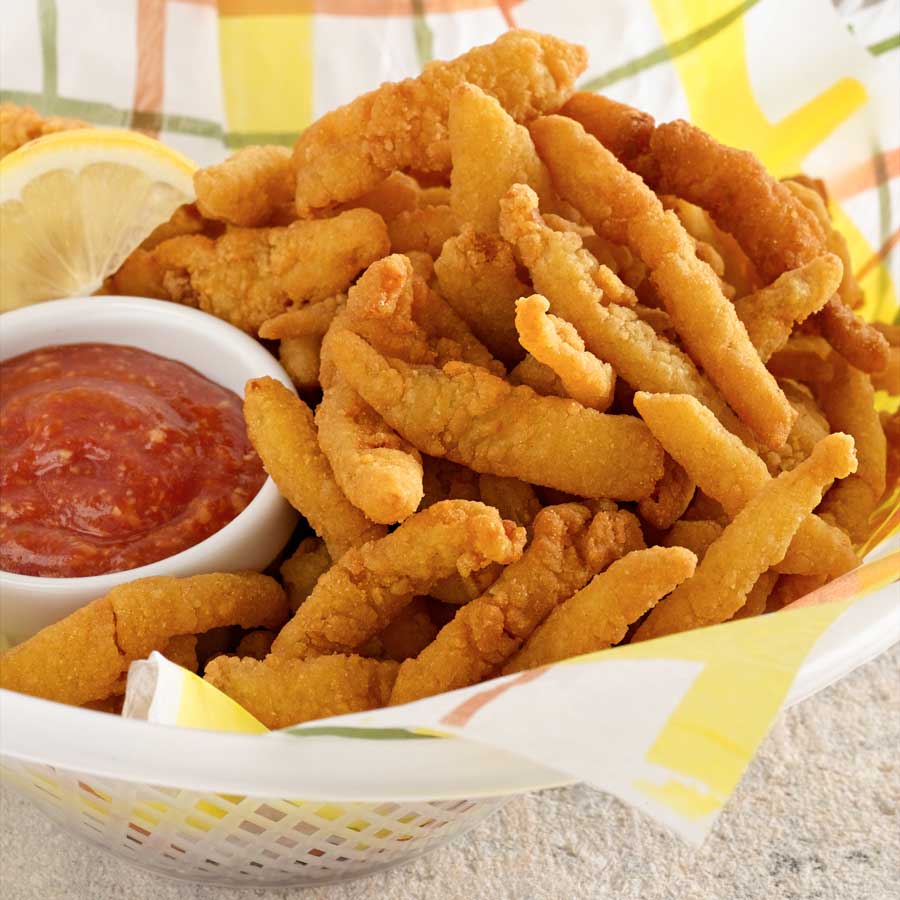 Sea Watch Frozen Breaded Clam Strip, 6 Pound