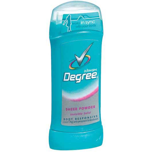 Degree Sheer Powder Invisible Solid Deodorant – 50 Ml, Reagiert Auf Körpertemperatur Und Bewegung, Für Langanhaltenden Schutz