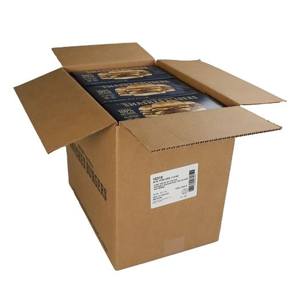 Chophouse Smash Slider Beef Patties, 1.5 Pound -- 9 Per Case