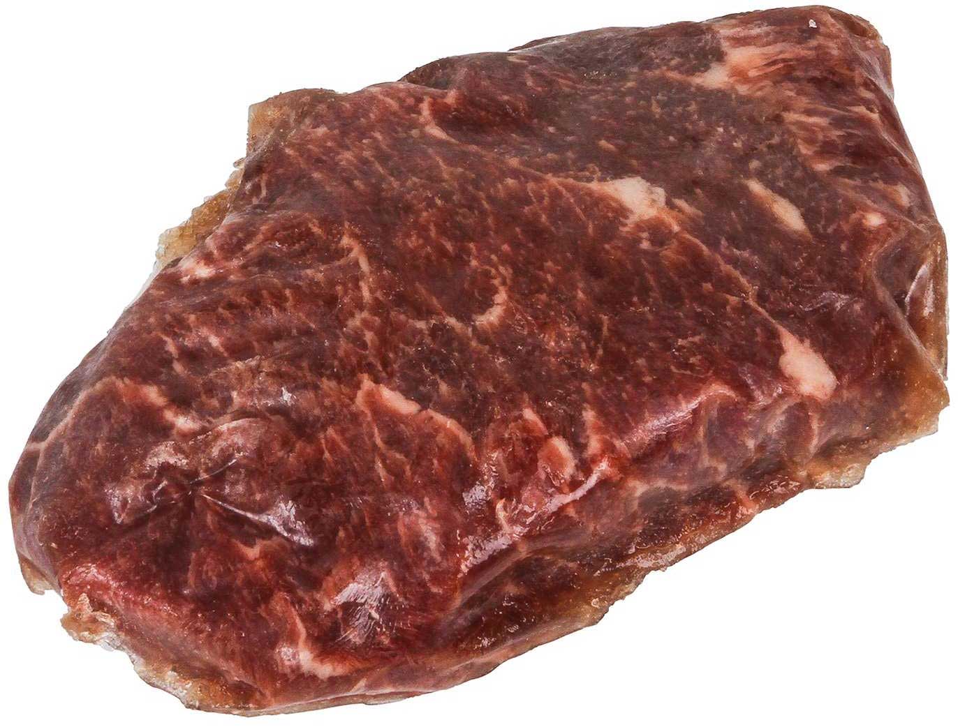 Double Red Provisions Seasoned Beef Flat Iron Steak, 4 Ounce -- 40 Per Case