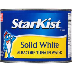 Tuna Starkist Solid White Packed In Water 6 Case 66.5 Ounce