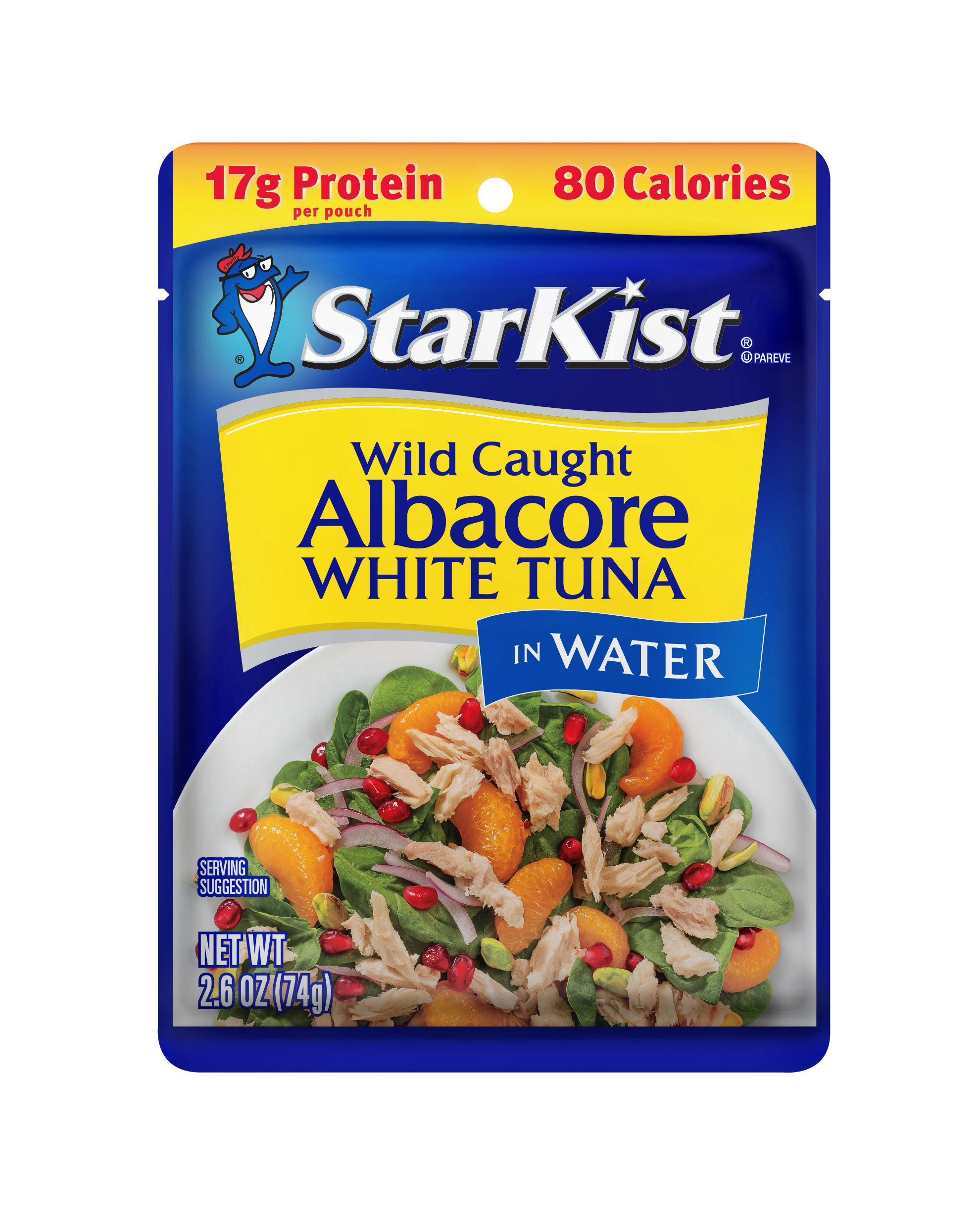 StarKist Albacore White Tuna In Water, 2.6 Ounce Pouch -- 24 per case.