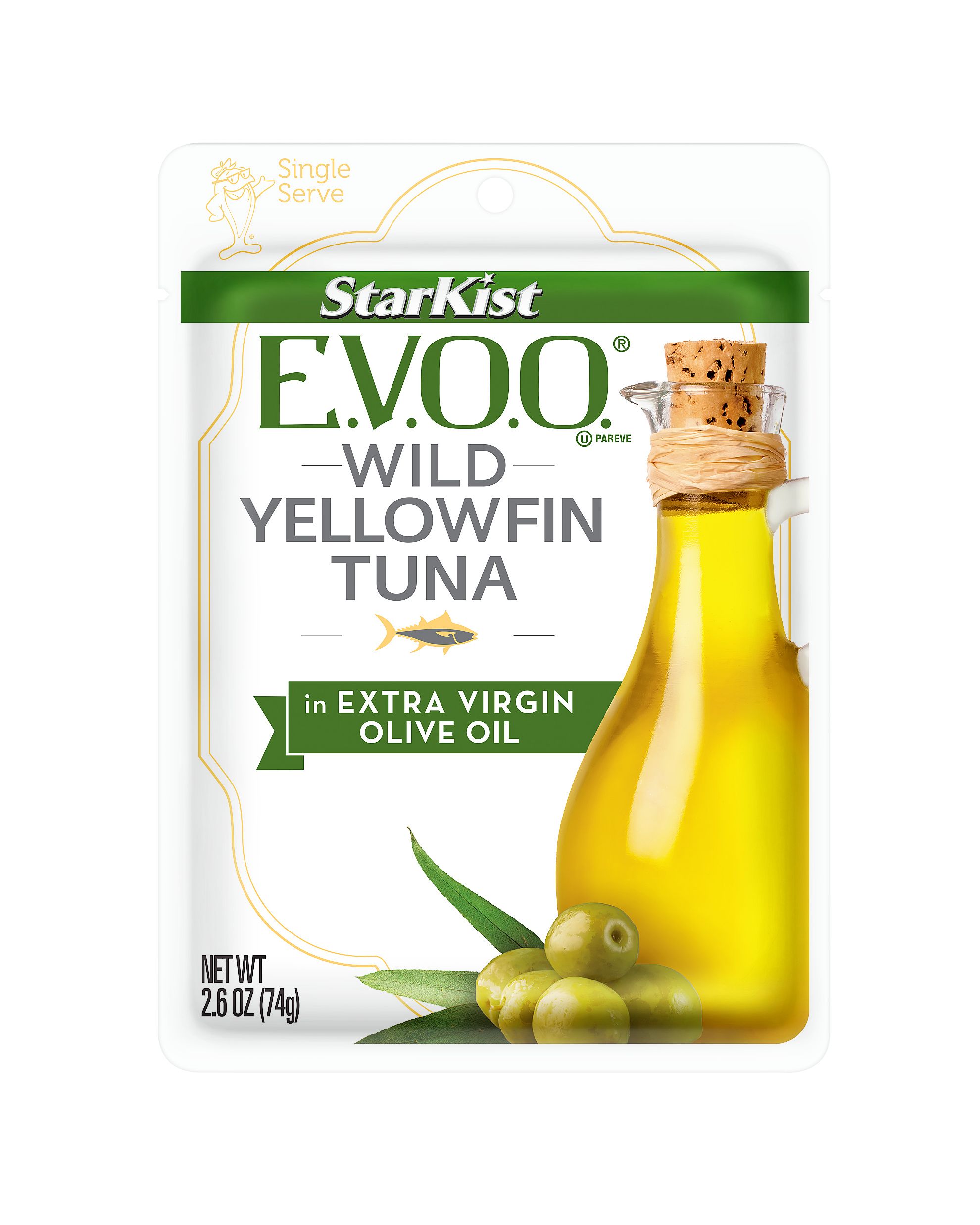 Starkist Yellowfin Tuna in Extra Virgin Olive Oil , 2.6 Ounce -- 24 per case.