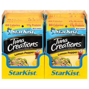Starkist Tuna Creations Lemon Pepper Tuna, 2.6 Ounce -- 24 per case.