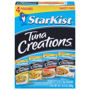 Starkist Tuna Creations Variety Pack, 4 count per pack -- 24 per case.