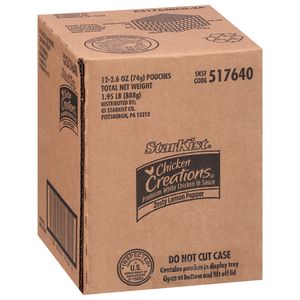 Starkist Chicken Creations Lemon Pepper Chicken, 2.6 Ounce -- 12 Per Case