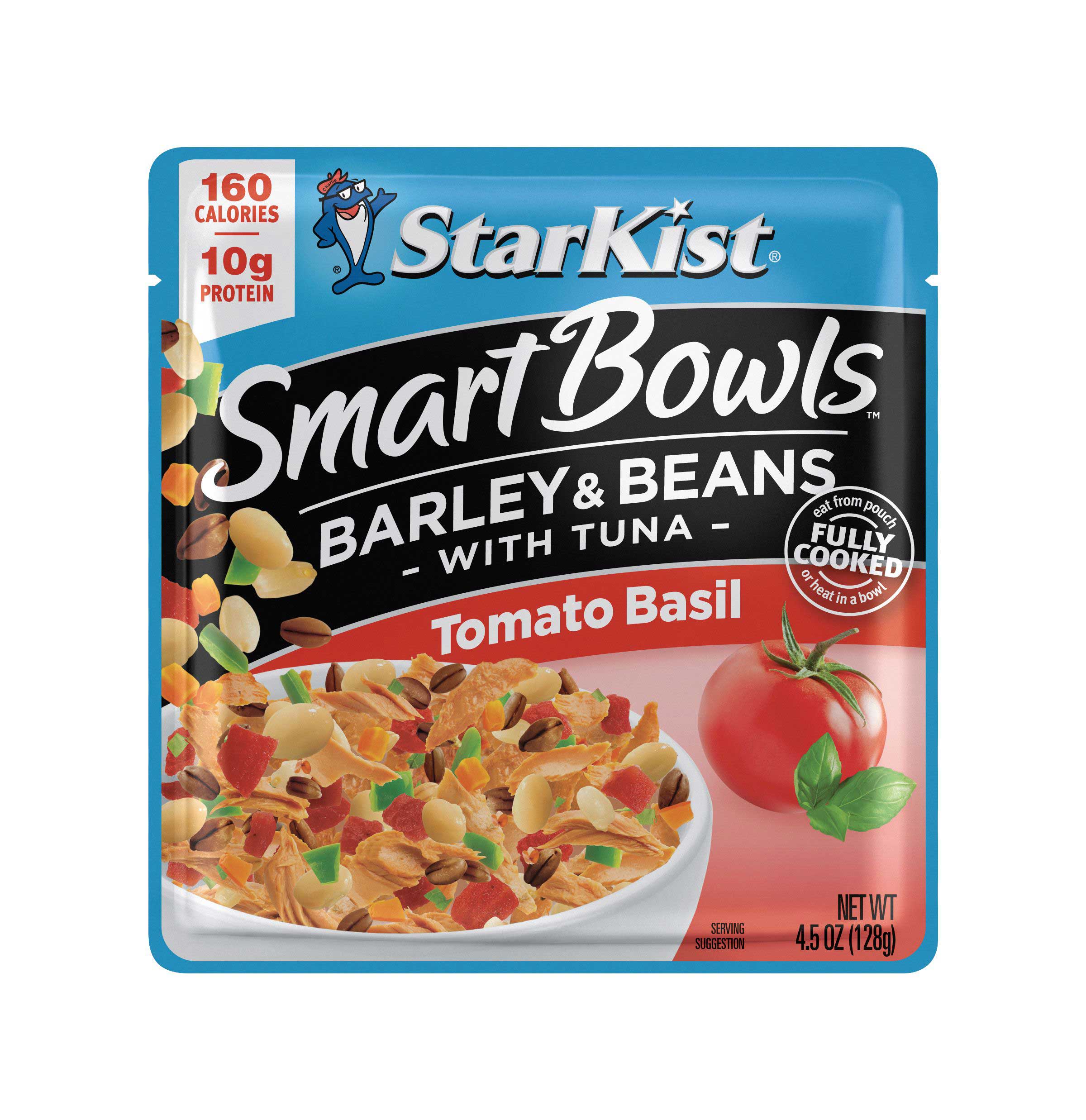 Starkist Smart Bowls Tuna - Barley & Beans Tomato Basil, 4.5 Ounce -- 12 per case