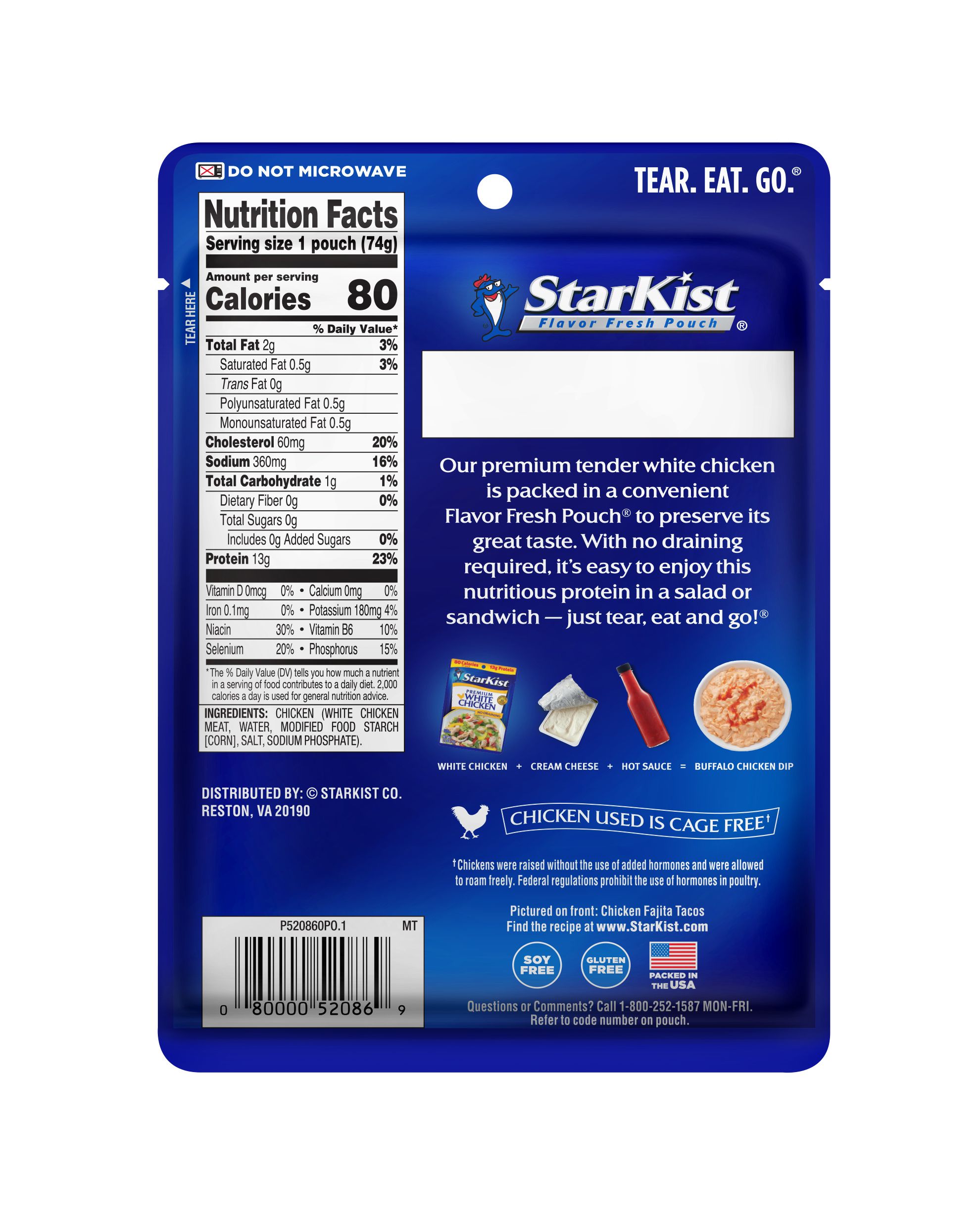 Starkist Premium White Chicken, 2.6 Ounce -- 12 Per Case