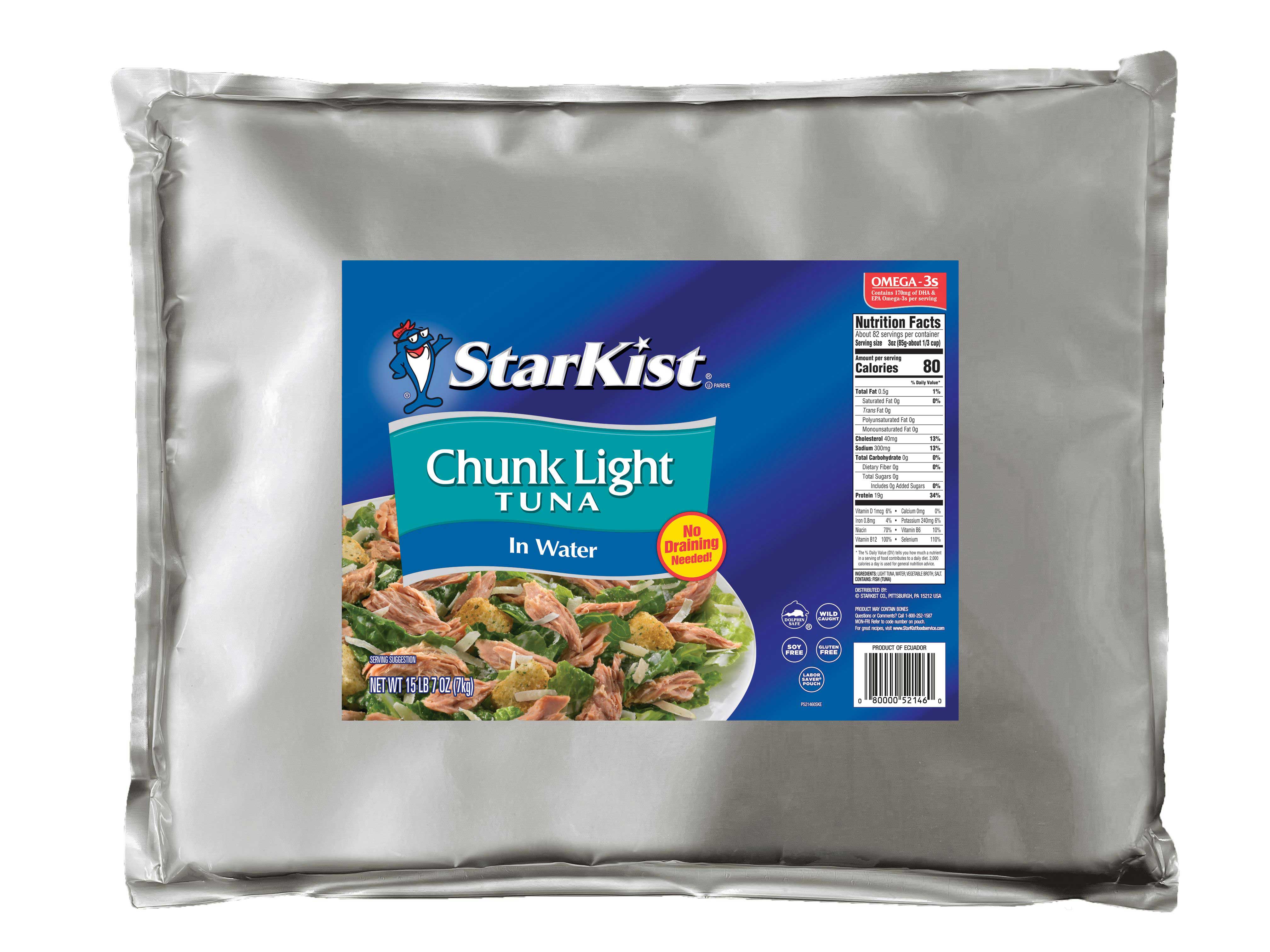 Starkist Chunked Light Tuna in Water, 247 Ounce -- 3 per case