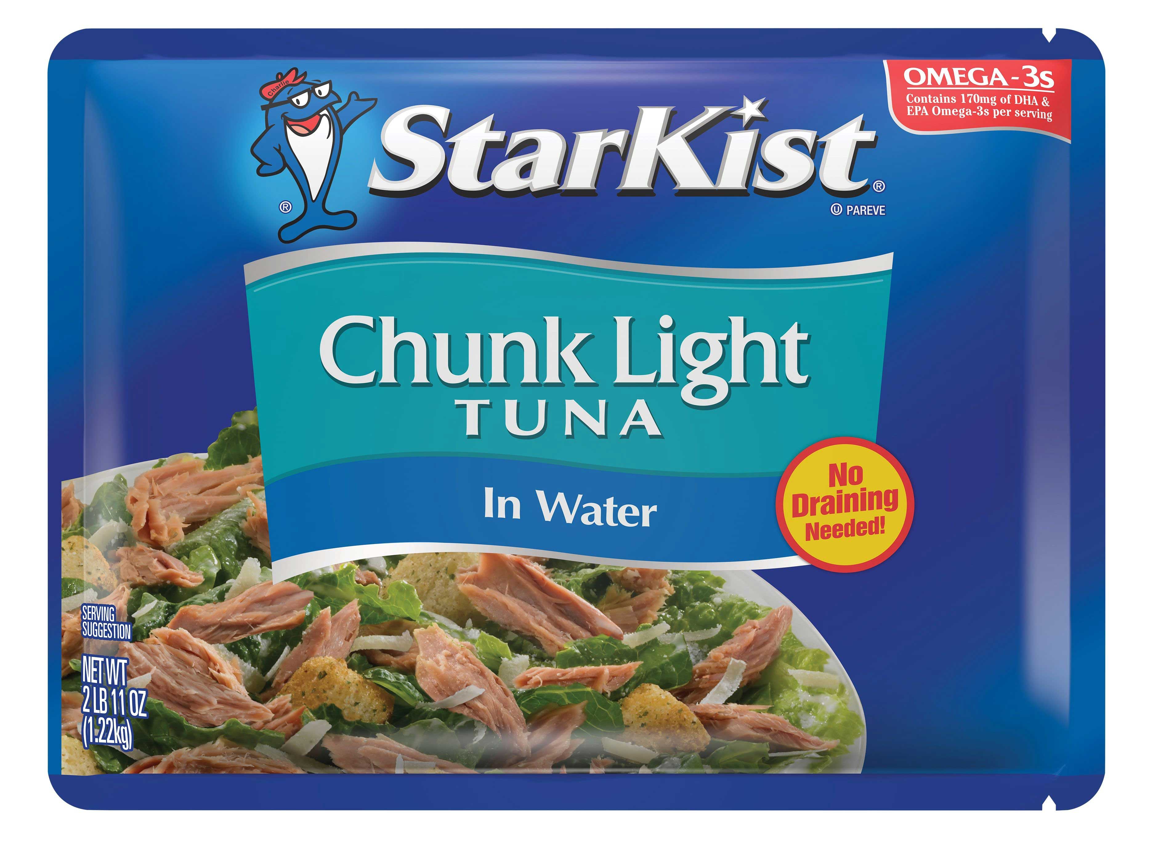 Starkist Tuna  Chunk Light , Military Pouch , 43 Ounce --  6 Case