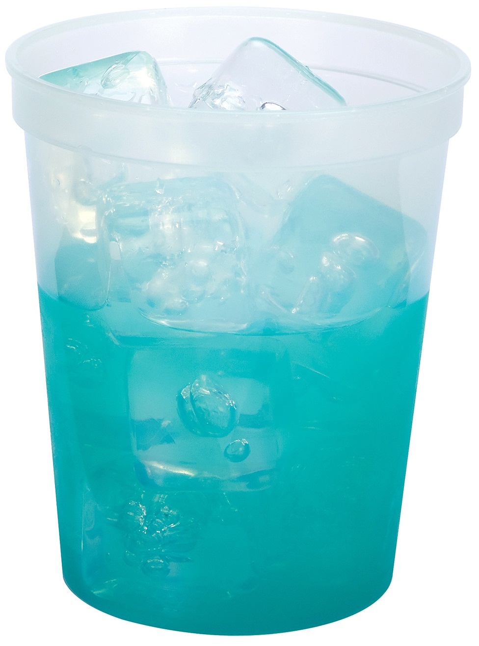 Wna Polypropylene Squat Color Changing Natural To Green Cup, 16 Ounce, 25 Count -- 20 Per Case
