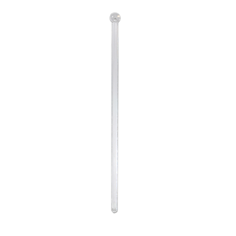 Wna Spirit Crystal Plastic Round Stemmed Ballend Stirrer, 6 Inch -- 2500 Per Case