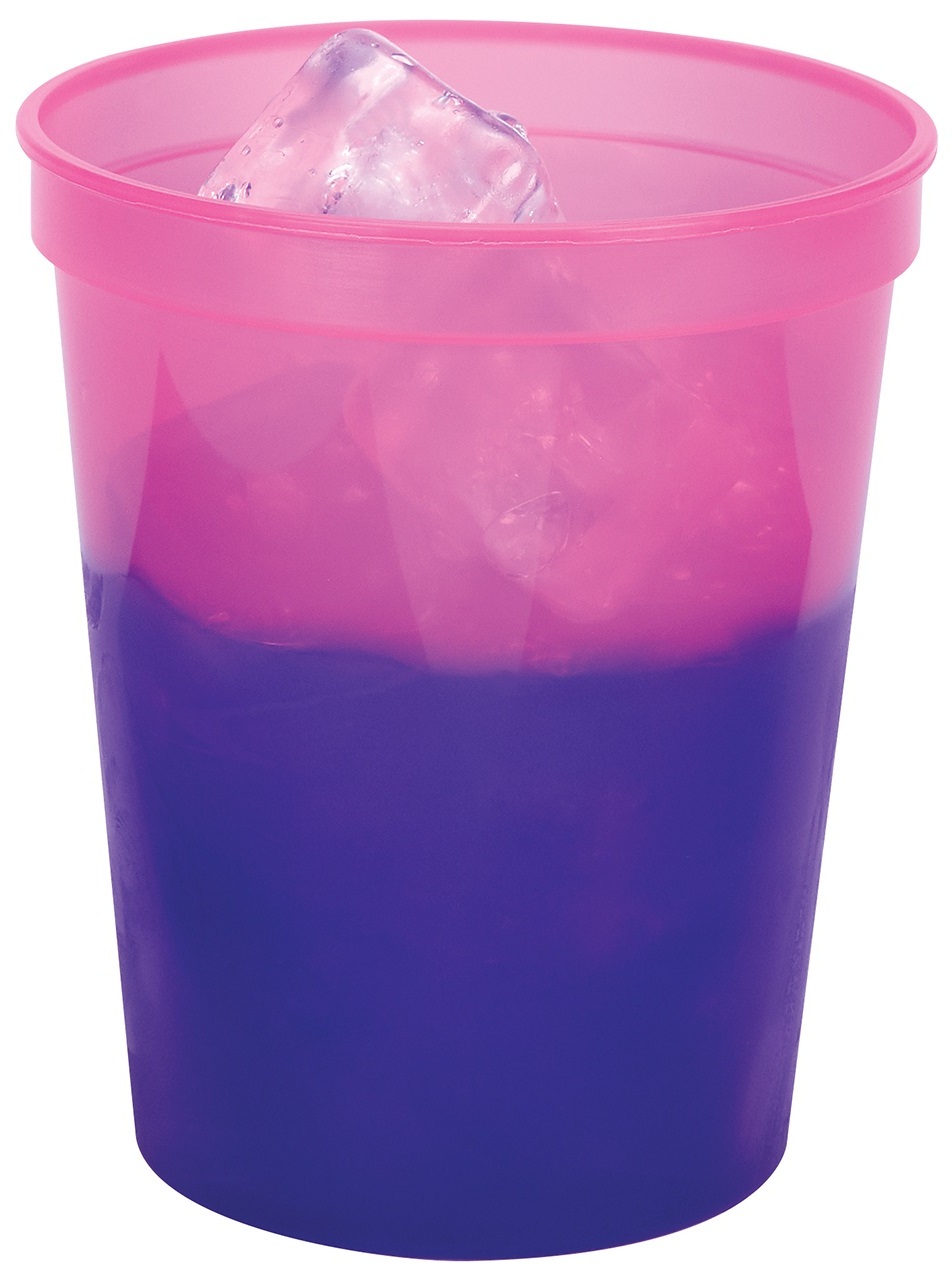 Wna Memorables Pink To Purple Color Change Cup, 16 Ounce, 25 Count -- 20 Per Case