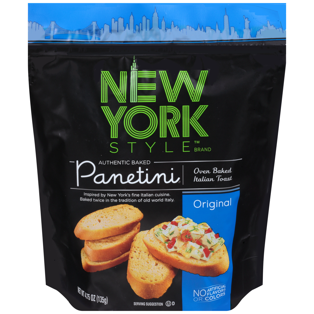 New York Style 2 Flavor Hole Punch Original Panetini Paunches, 4.75 Ounce -- 12 Per Case