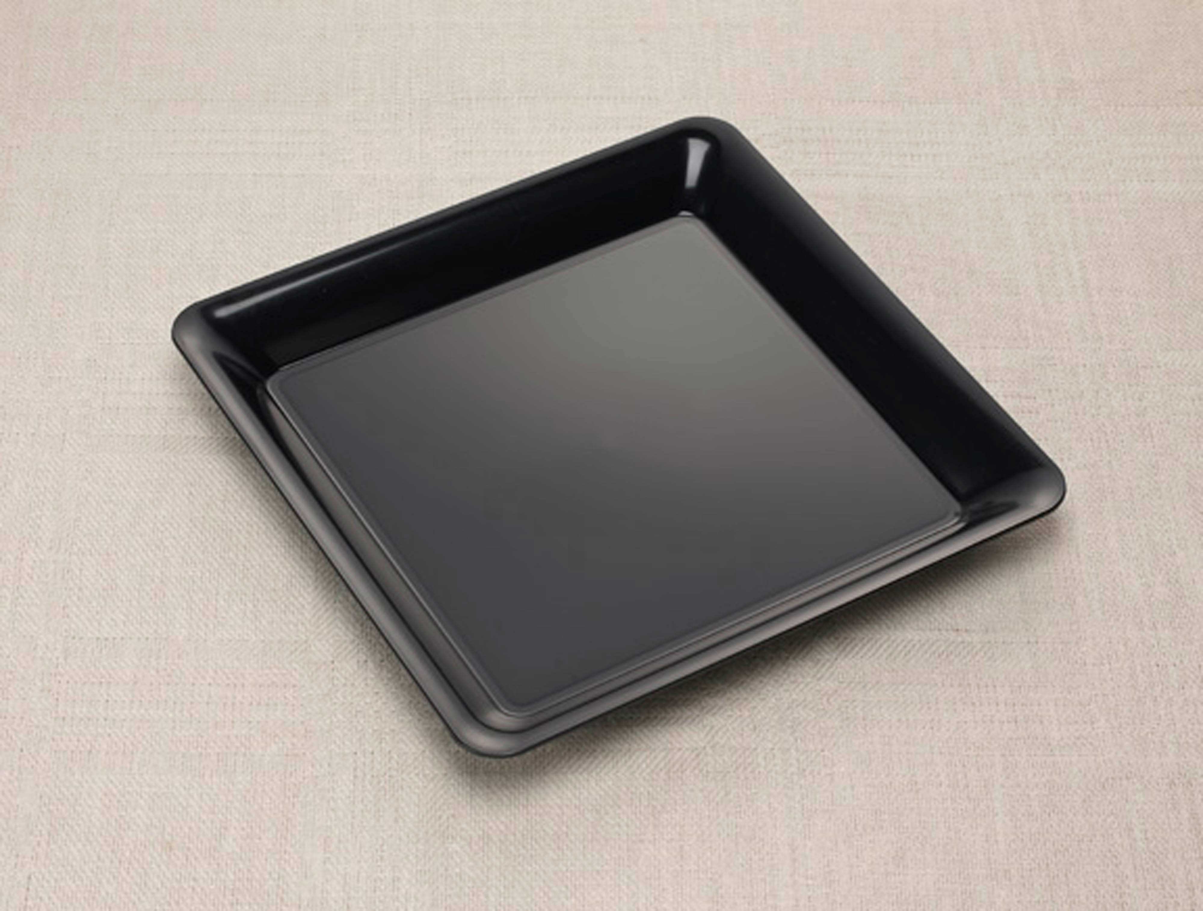 Yoshi Conserve Black Square Tray, 18 x 18 inch -- 20 per case
