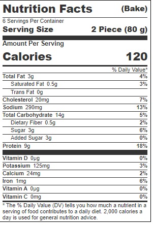 Golden Harvest Fish And Shrimp Toast, 144 Count -- 12 Per Case
