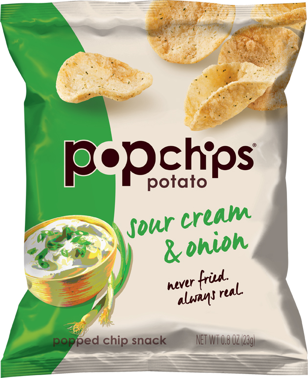 Popchips - Potato Sour Cream and Onion, 0.8 Ounce -- 24 per case.