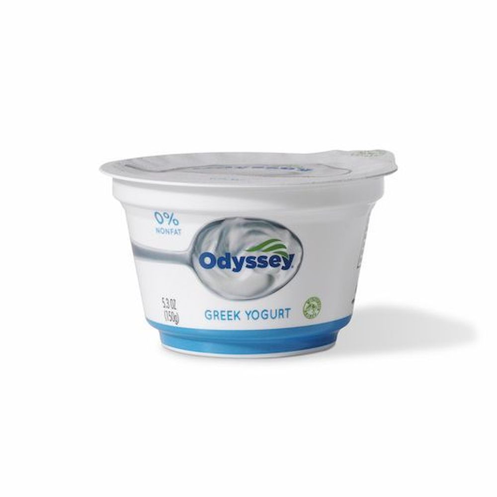 Odyssey Plain Nonfat Greek Yogurt, 5.3 Ounce -- 12 Per Case