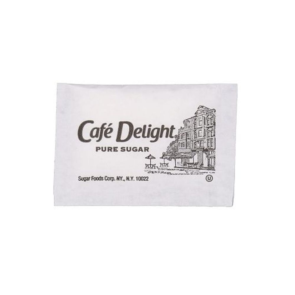 Cafe Delight Sugar Packets, 0.1 Ounce -- 2000 per case Cafe Delight Sugar Packets, 0.1 Ounce -- 2000 per case