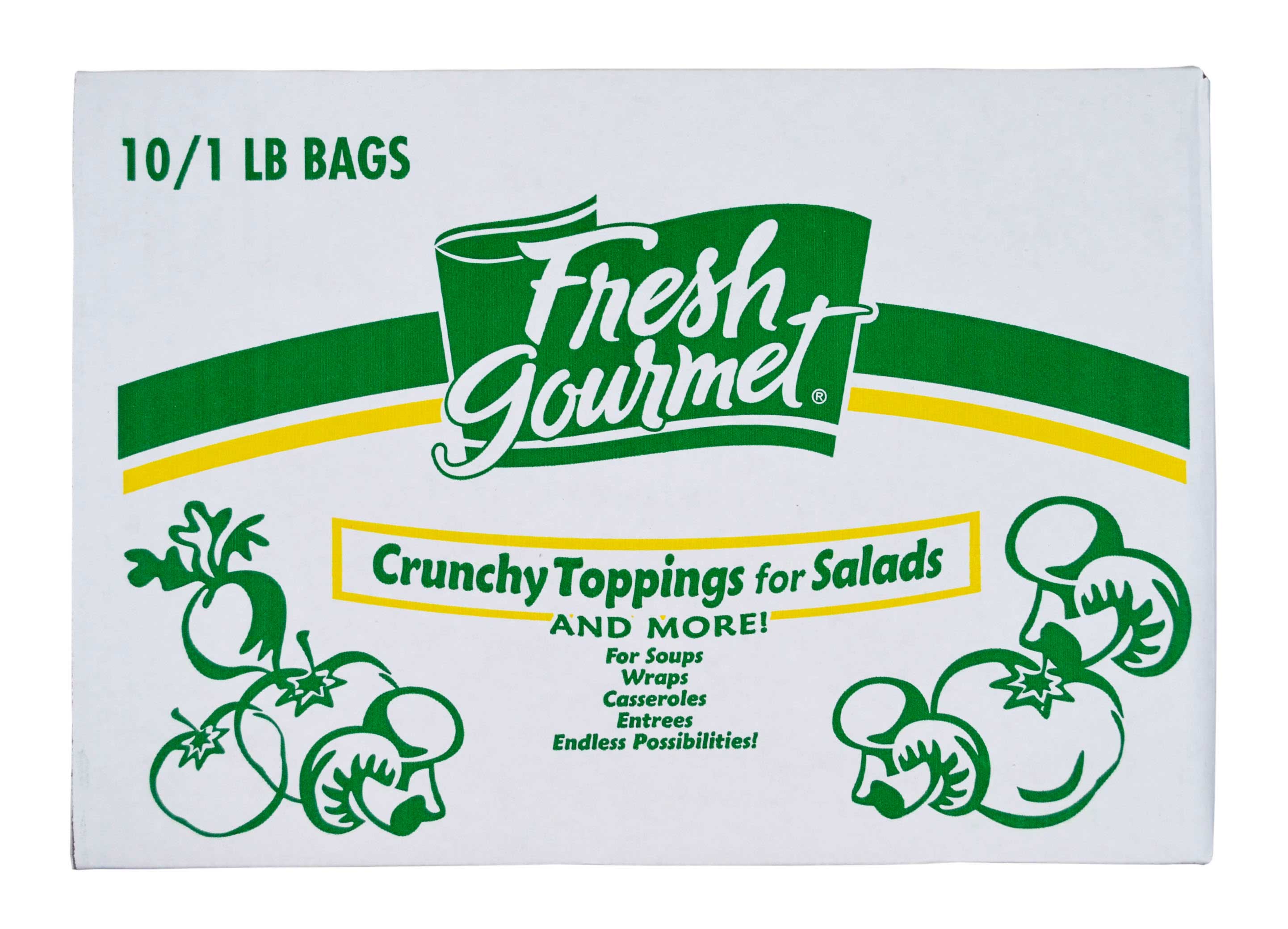 Fresh Gourmet Crispy Jalapeno Strips - 1 lb. package -- 10 per case