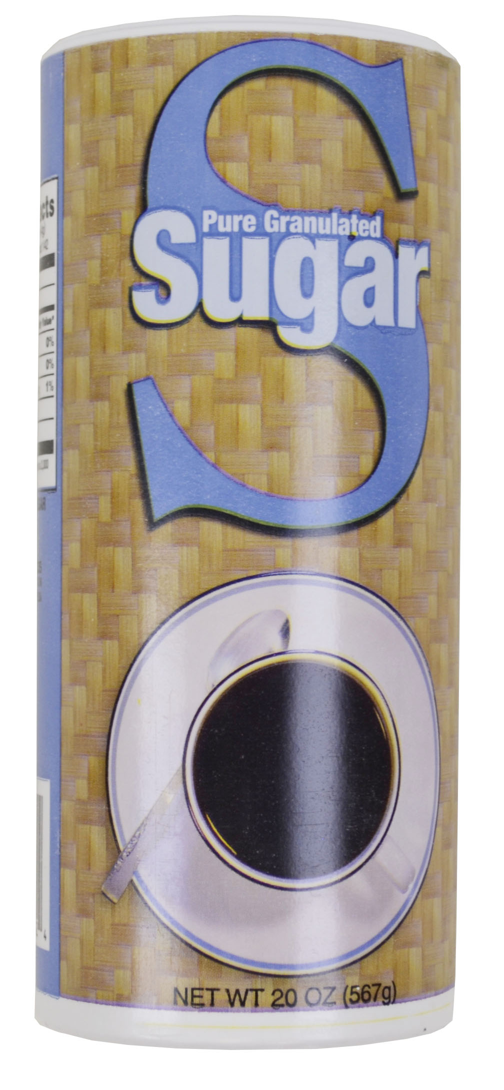 Sugar Foods P.l. Canisters Sugar, 20 Ounce -- 24 Per Case